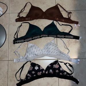 Victoria secret pink nation Bras all for $20 size 34B